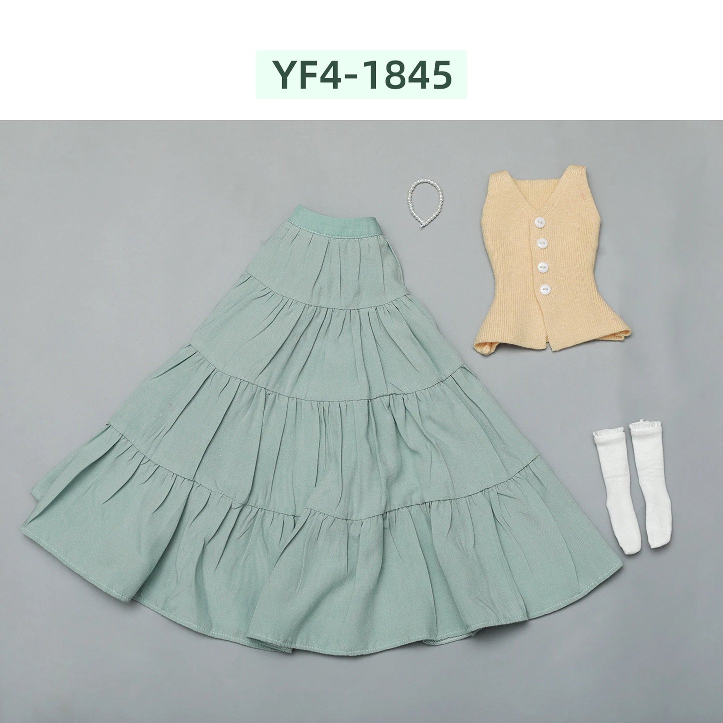 Bjd Clothes 1/4 Bjd Doll Bariy Body Small Chest Knitwear Fashion Style Shuga Fairy Original Collection with Outfit & Accessories