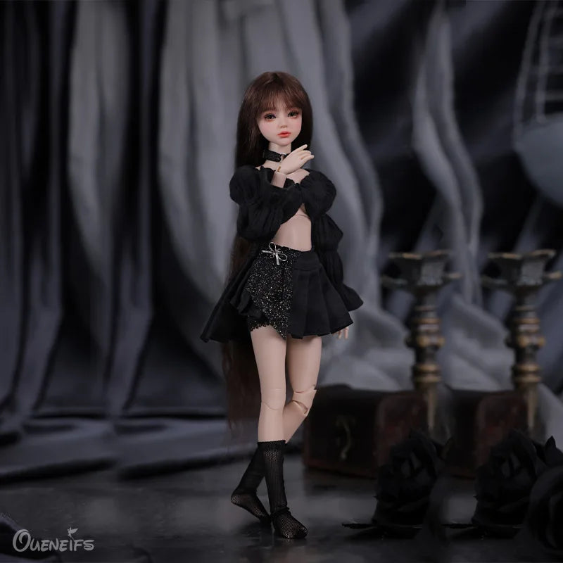 Aurola BJD Doll 1/6 Yingli Body 27.5cm Movable Joint Fullset Fashion Toys  Glitter Skirt for Girls Gifts YOSD Korean Style Doll