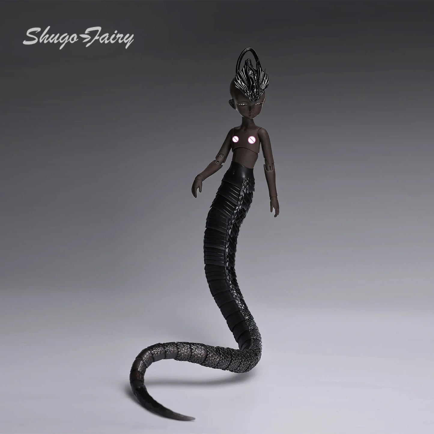 Anime Monster Girl BJD 1/6 - Virelai A Half-monster Long Scaly Tail & Scales | Shugafairy Dolls Full Set