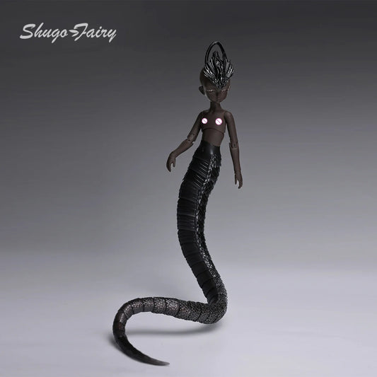 Anime Monster Girl BJD 1/6 - Virelai A Half-monster Long Scaly Tail & Scales | Shugafairy Dolls Full Set