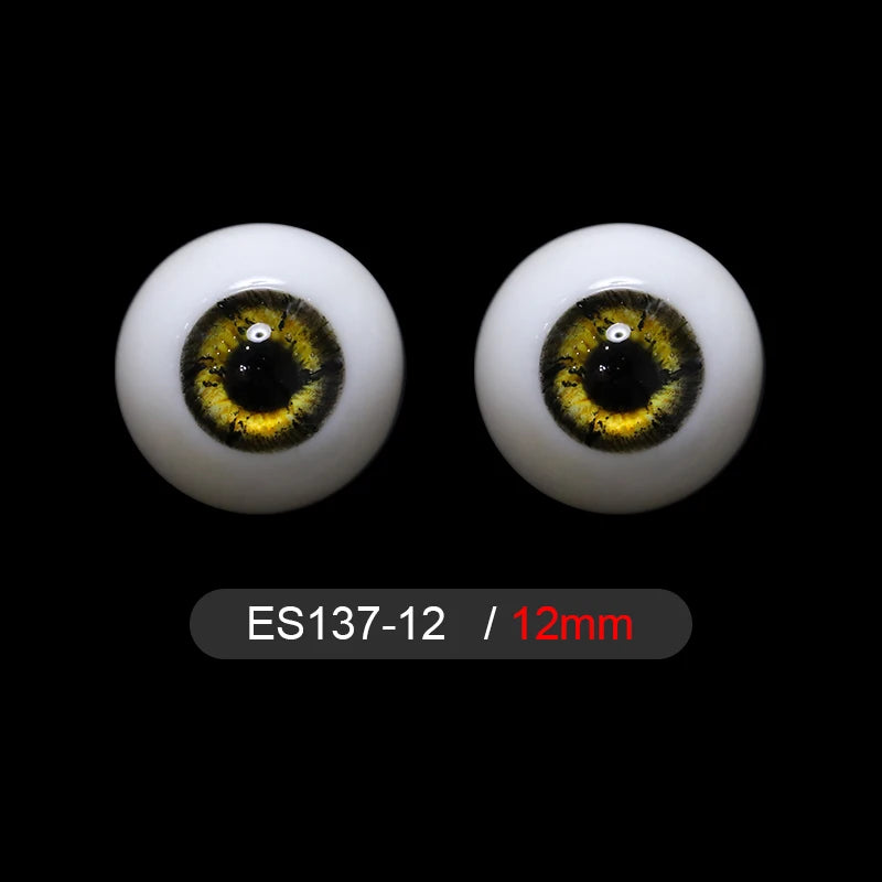 BJD Eyes Resin Eyeball ES133 ES140 12mm Handscraft Colourful Doll Accessories 1/3 1/4 1/6 for Fairyland Minifee Iplehouse
