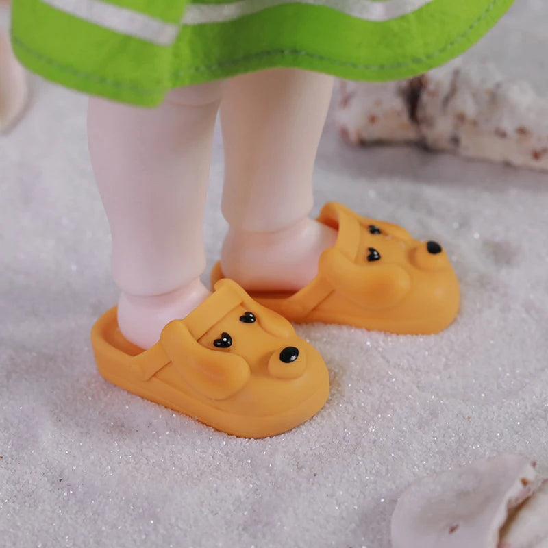 BJD Shoes 1/6 Bady about 4.4cm Pink Sky Bluebright Yellow Fresh Green Optional Doll Accessories