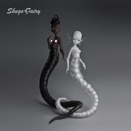 Anime Monster Girl BJD 1/6 - Virelai A Half-monster Long Scaly Tail & Scales | Shugafairy Dolls Full Set