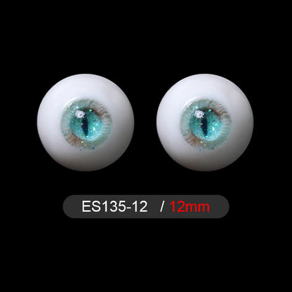 BJD Eyes Resin Eyeball ES133 ES140 12mm Handscraft Colourful Doll Accessories 1/3 1/4 1/6 for Fairyland Minifee Iplehouse