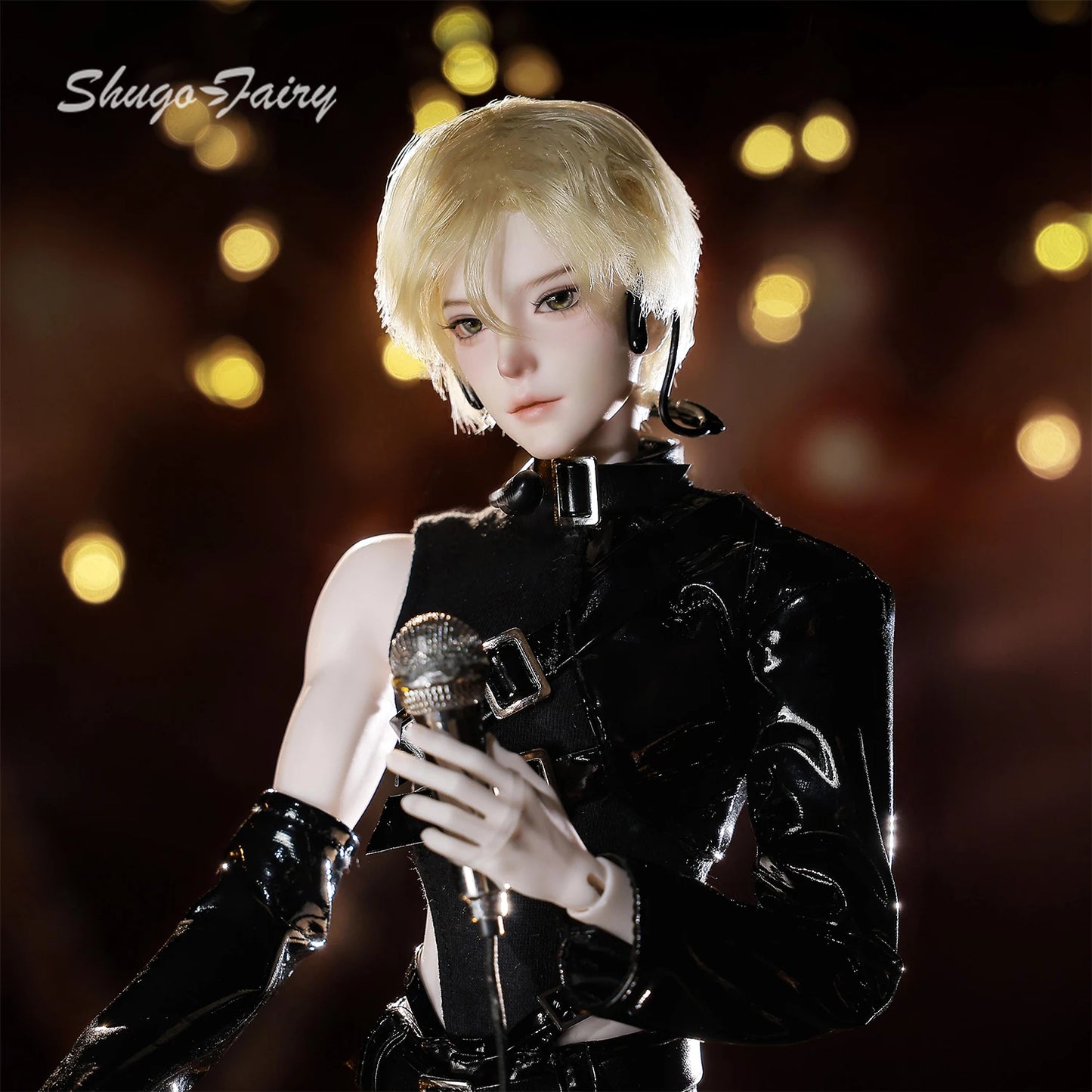 BJD Doll 1/4 Ryan - Neo Punk K-pop Resin Figure Leather Coat Set Bubo 2nd Boy Band Collector Art Poseable Stage Idol Shugafairy