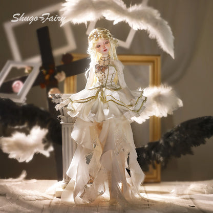 Shugafairy QY A/B 1/4 Celestial Oracle BJD Dolls Removable Magnetic Wings & Ears - Divine Envoy Full Set