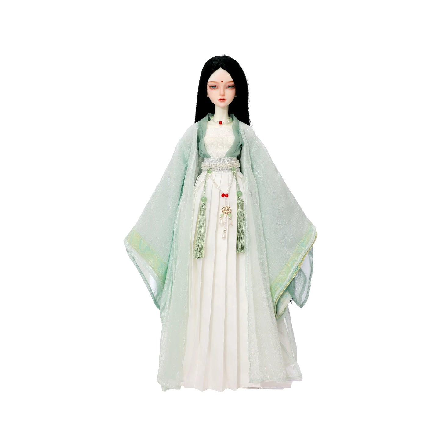 BJD Doll 1/4  Lunai Chinese Myth Shugafairy - Handmade Taoist Priestess Full Set W/ Imperial Crown Artisan Resin