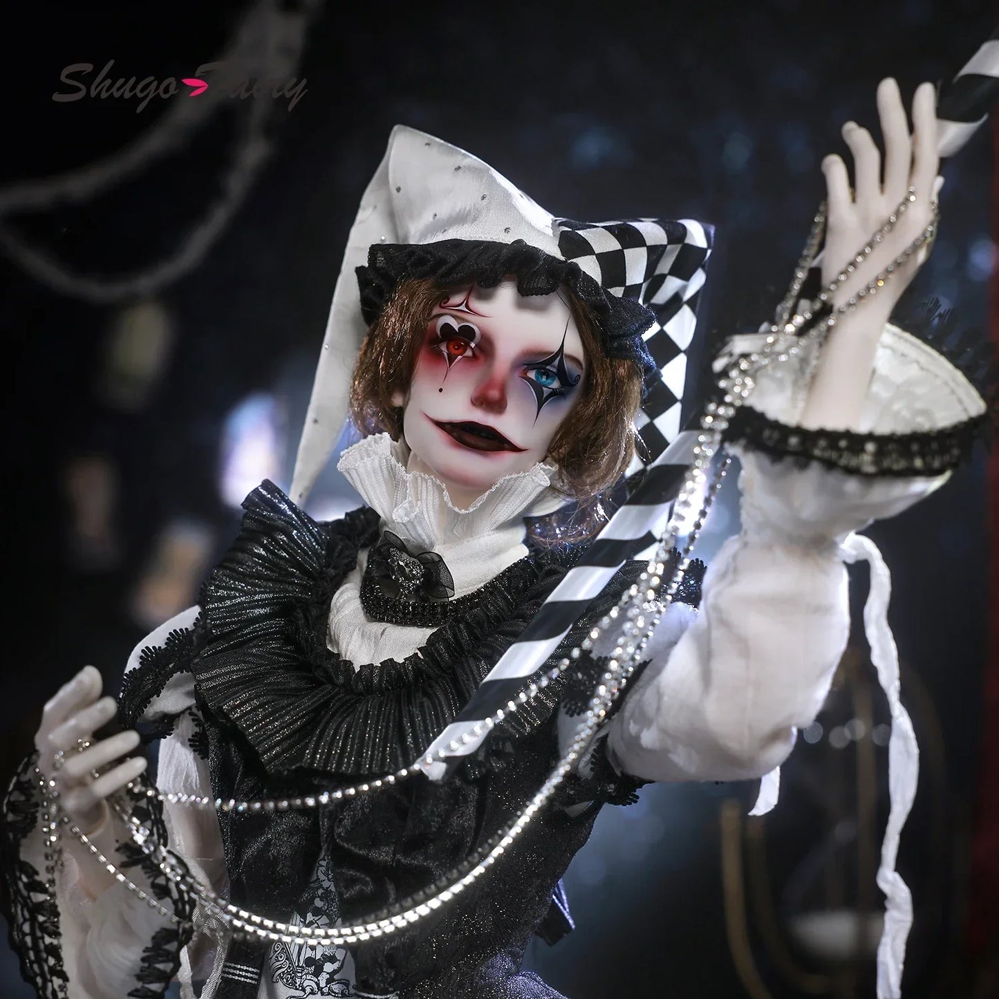 Shugafairy Hector Bjd Doll 1/3 Magician Clown Circus Show Grotesque Style Art Figure Dolls Male 1/3 Bjd Clothes Action Figure
