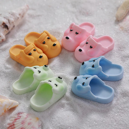 BJD Shoes 1/6 Bady about 4.4cm Pink Sky Bluebright Yellow Fresh Green Optional Doll Accessories