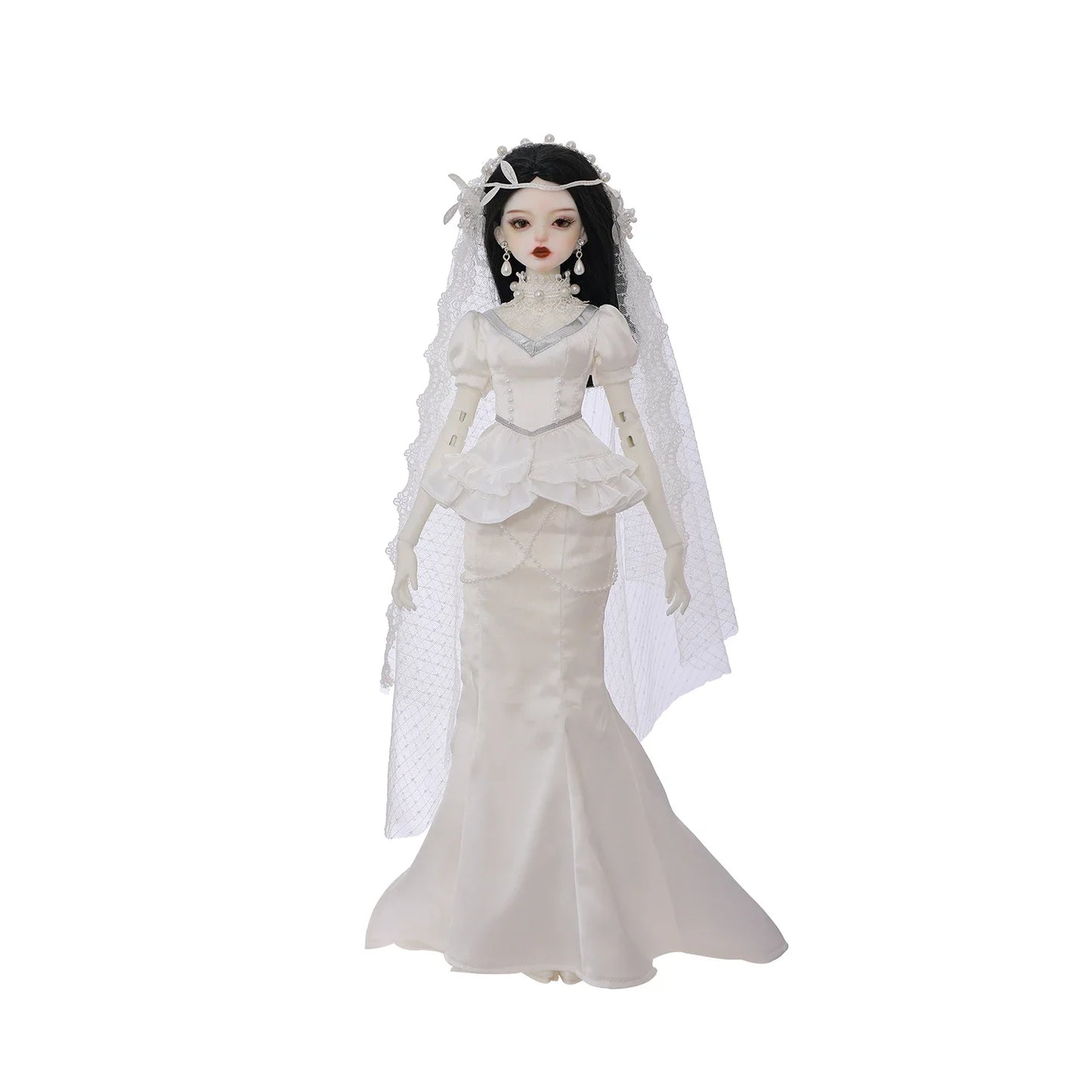 ShugaFairy Sophia B 1/4 BJD Doll - Gothic Lolita Bride Full Set, Handmade Resin Figure Collectible Victorian Bridal Wedding Gift