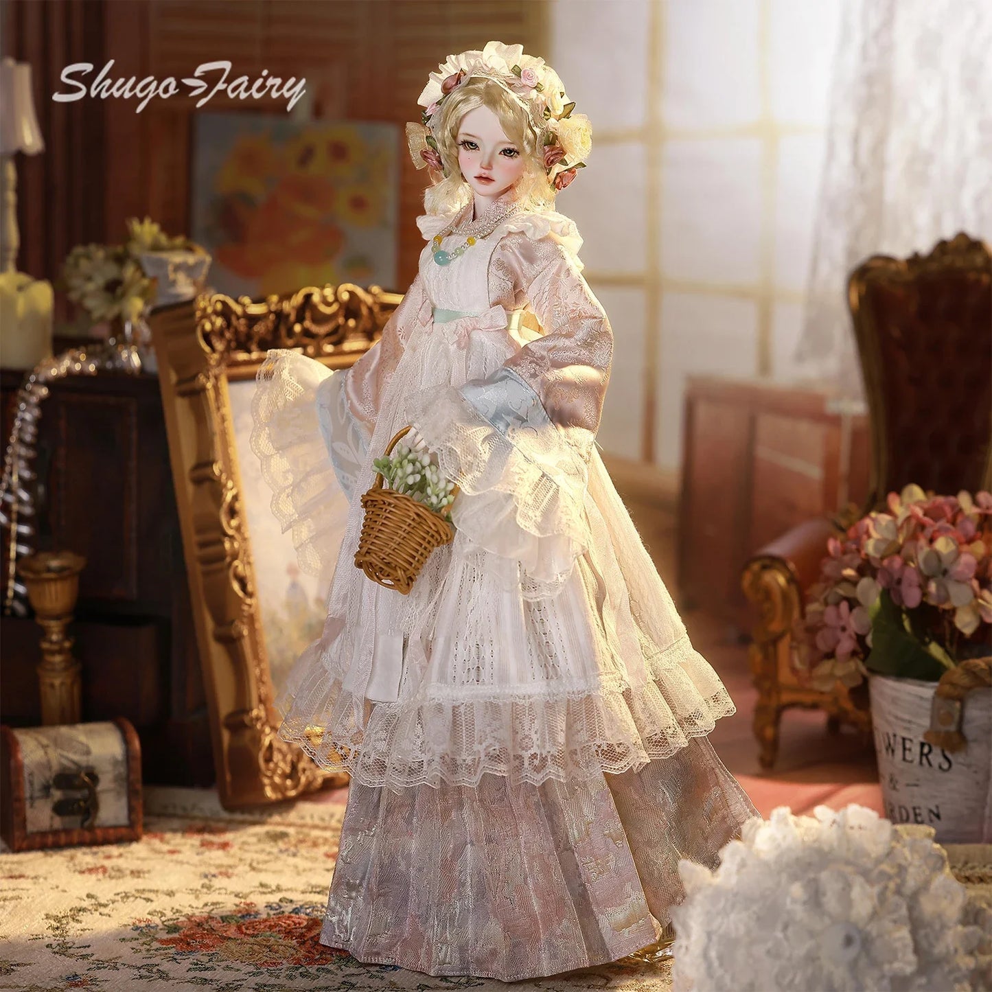 ShugaFairy Dendro A 1/4 BJD - Han-Western Court Style Anime Doll (Full Set)