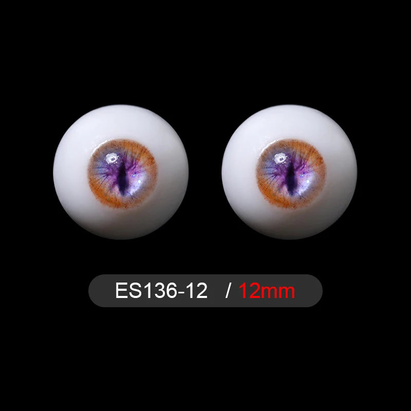 BJD Eyes Resin Eyeball ES133 ES140 12mm Handscraft Colourful Doll Accessories 1/3 1/4 1/6 for Fairyland Minifee Iplehouse