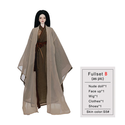 ShugaFairy 1/4 BJD Doll Morty B - 45cm Wuxia Martial Artist Bubo Ball Jointed Resin Body Full Set