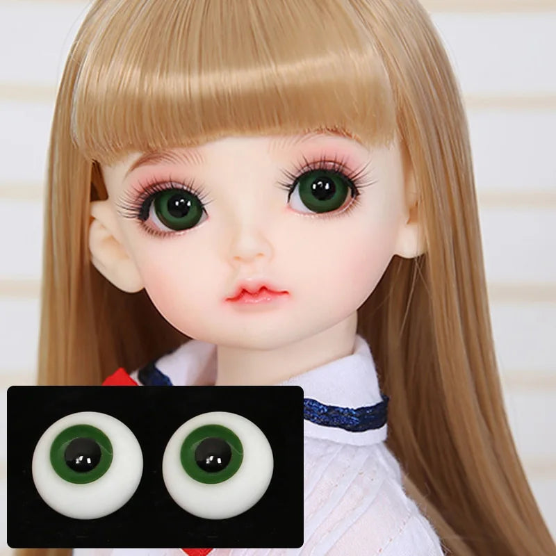 Fast Shipping Warehouse Special Doll BJD Eyes Eyeball Size 1/3 1/4 1/6 Dark Green Sapphire blue Smoky gray 6 8 10 12 14 16 18mm