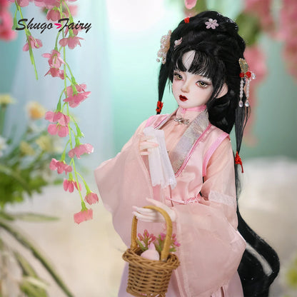 Libra C Bjd Doll 1/4 Full Set Ming Hanfu Ancient Style Resin High Quality Ball Jointed Doll Shugafairy