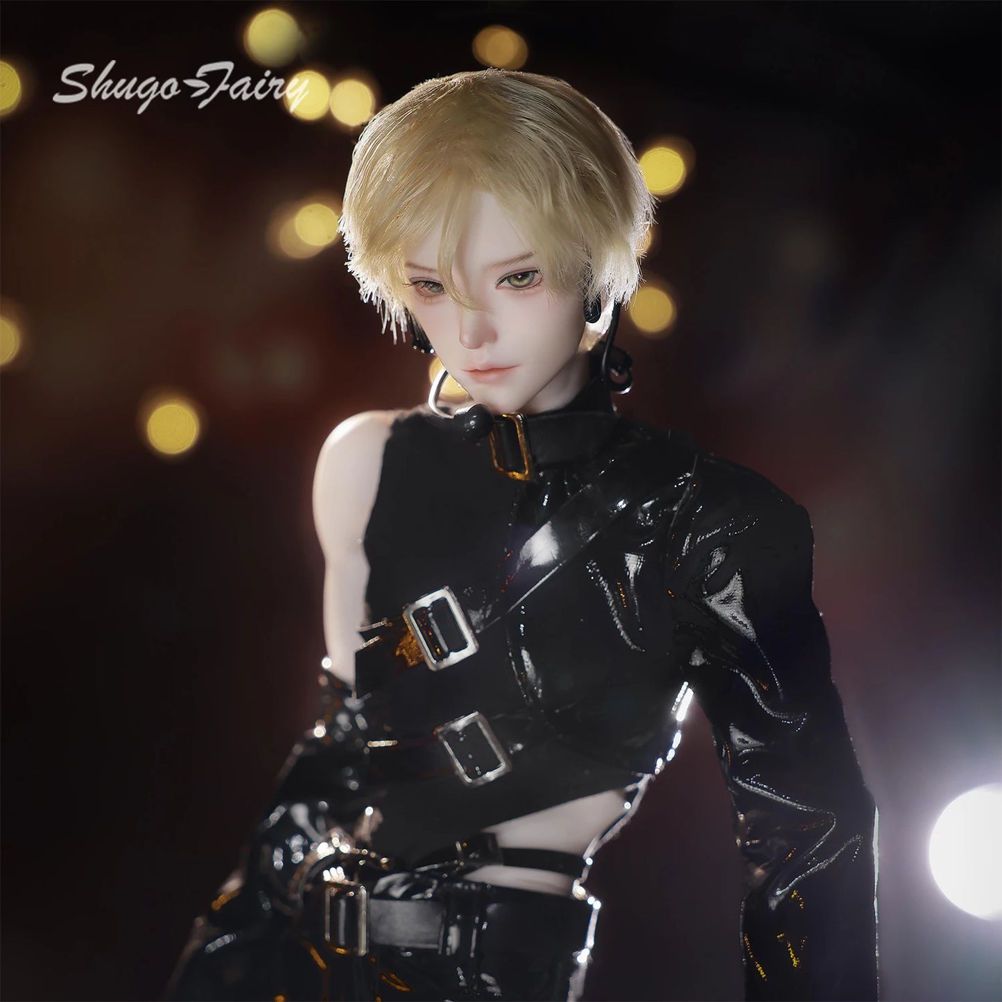 BJD Doll 1/4 Ryan - Neo Punk K-pop Resin Figure Leather Coat Set Bubo 2nd Boy Band Collector Art Poseable Stage Idol Shugafairy