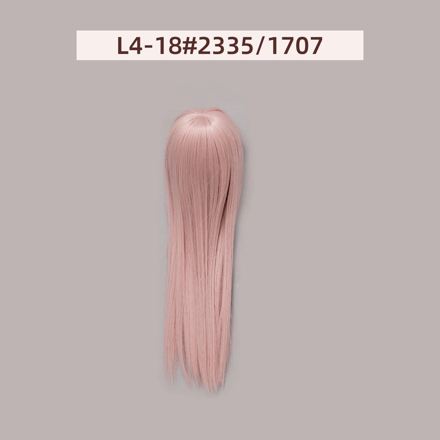 Shuga Fairy Wig Bjd Doll Hair 1/4 BJD Wigs with Long Straight Hair Head Circumference 17cm Doll Accessories