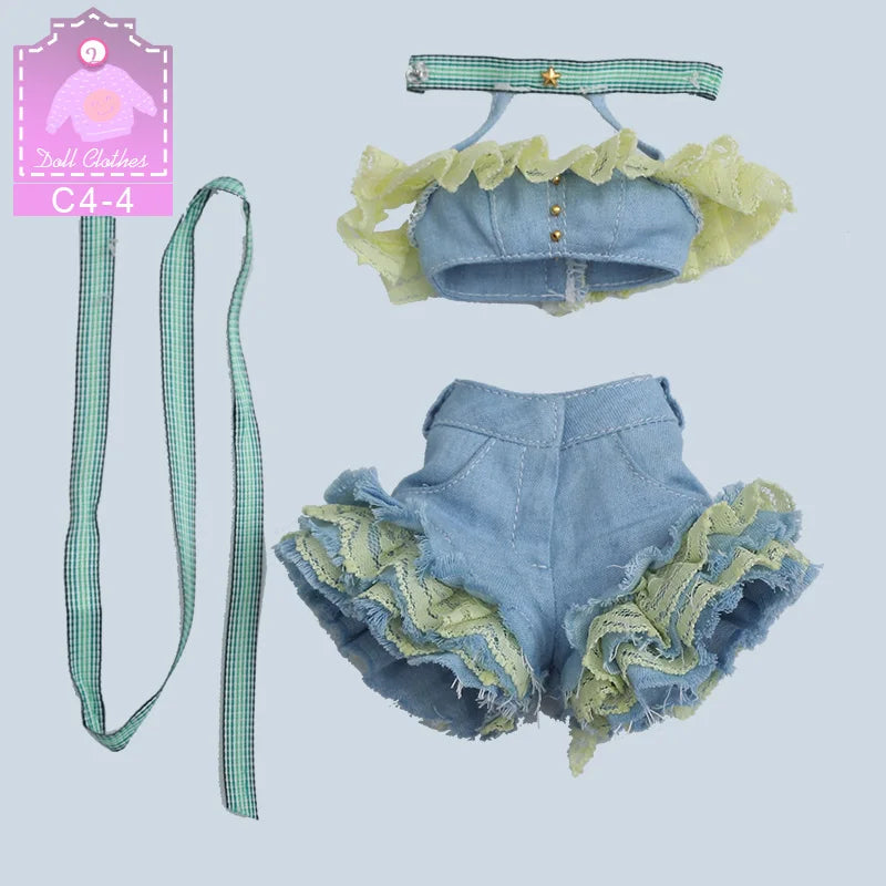 BJD Clothes LDS Cai E Chest Body Use 1/4 BJD Accessories Light And Silky Texture Clothes Hand Made Doll Outfit
