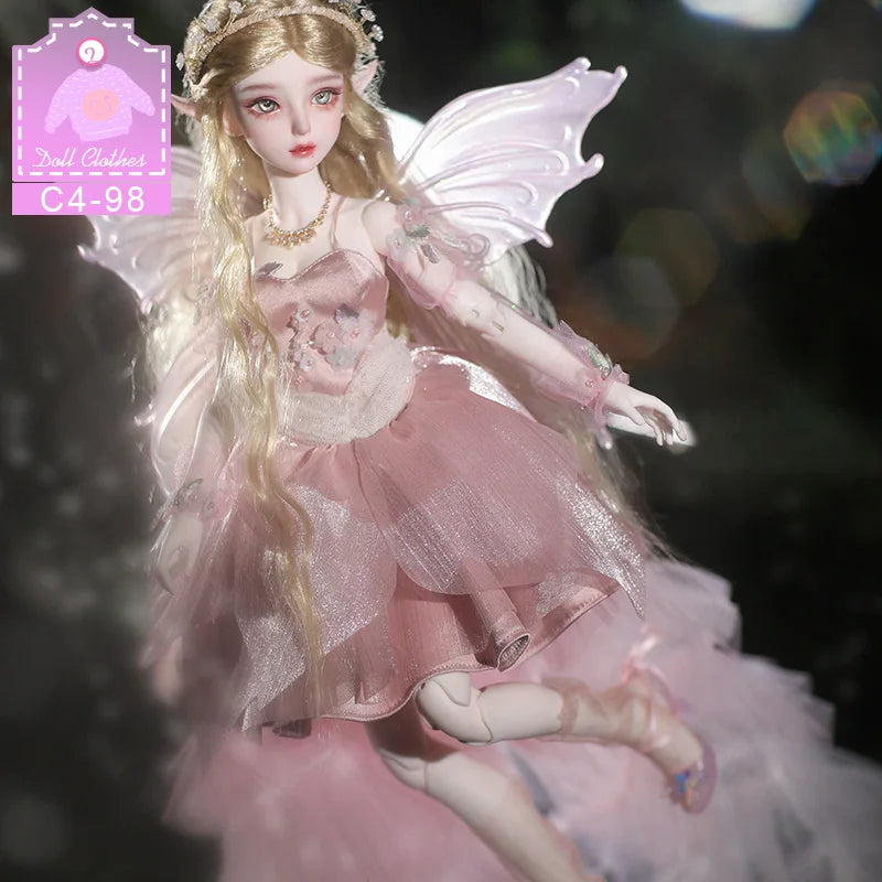 BJD Clothes LDS Cai E Chest Body Use 1/4 BJD Accessories Light And Silky Texture Clothes Hand Made Doll Outfit