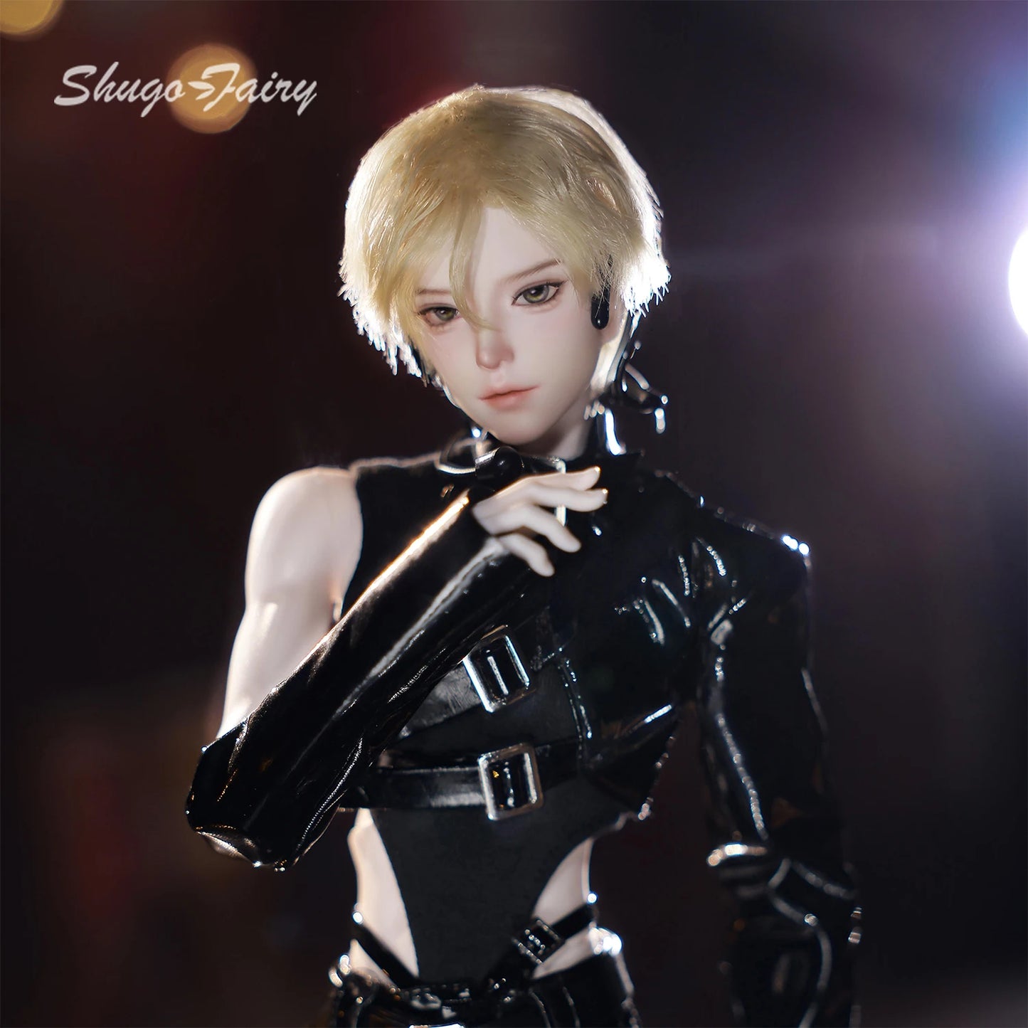 BJD Doll 1/4 Ryan - Neo Punk K-pop Resin Figure Leather Coat Set Bubo 2nd Boy Band Collector Art Poseable Stage Idol Shugafairy