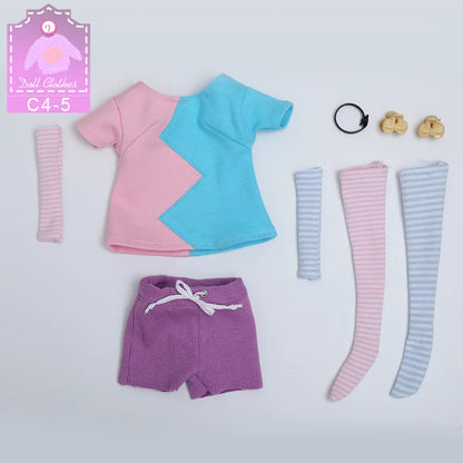 BJD Clothes LDS Cai E Chest Body Use 1/4 BJD Accessories Light And Silky Texture Clothes Hand Made Doll Outfit
