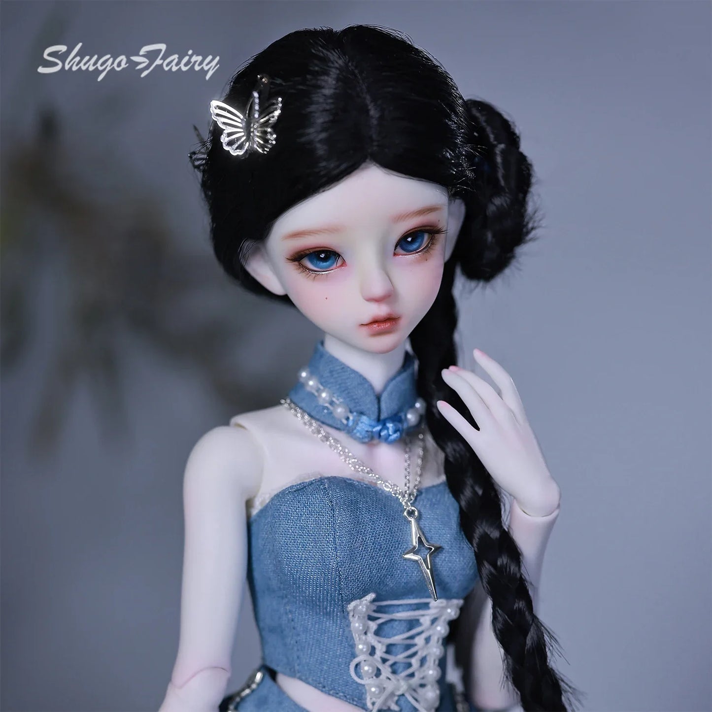 ShugaFairy Faina E 1/4 Handmade BJD - Wuxia Lolita Disciple Full Set Y2K Martial Arts Sister Collectible Poseable Doll