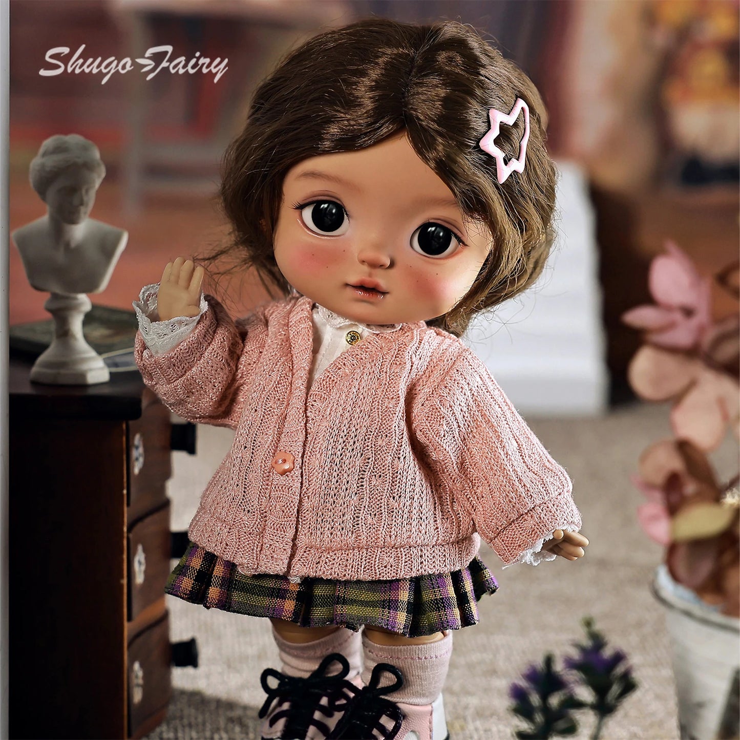 ShugaFairy Plums 1/6 Bjd Doll Head Thessa Body Autumn American School Style Joint Body Baby Toys Girls BJD Dolls