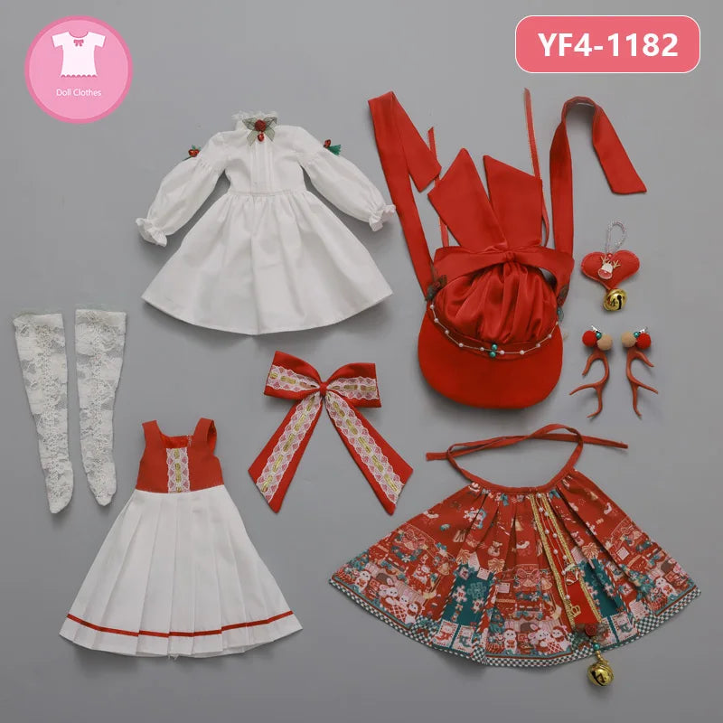 1/4 BJD Clothes Sogo Girl Body BJD Dress Beautiful Doll Outfit Accessories Halloween Christmas Eve Clothes Chinabjd Outfits