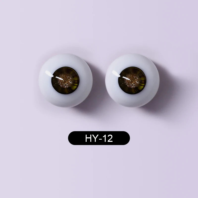 BJD Eyes Glass Eyeball Handscraft Colourful Doll Accessories Size 1/3 1/4 1/6 1/8 yosd SD MSD 12 14mm
