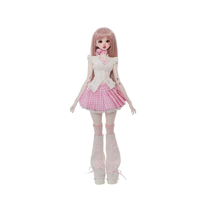 Shuga Fairy Wig Bjd Doll Hair 1/4 BJD Wigs with Long Straight Hair Head Circumference 17cm Doll Accessories