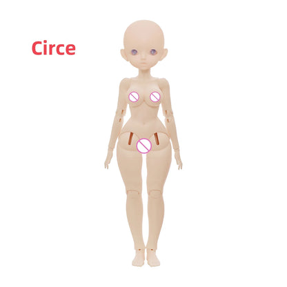 Circe C Momoko Handmade 1/6 BJD Doll Full Set - Circus Princess Resin Figure for Fairy Clown Acrobat - Shugafairy