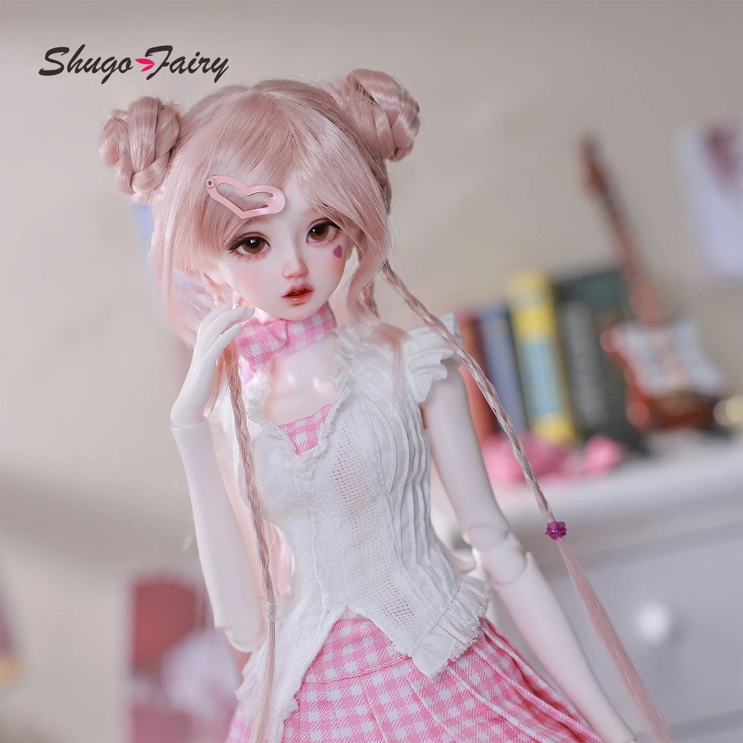 Shugafairy Anthea D 1/4 BJD  Curvy Joan Body Sweet Girl  Wigs & Lolita BJD Set Poseable Full Collector's Set