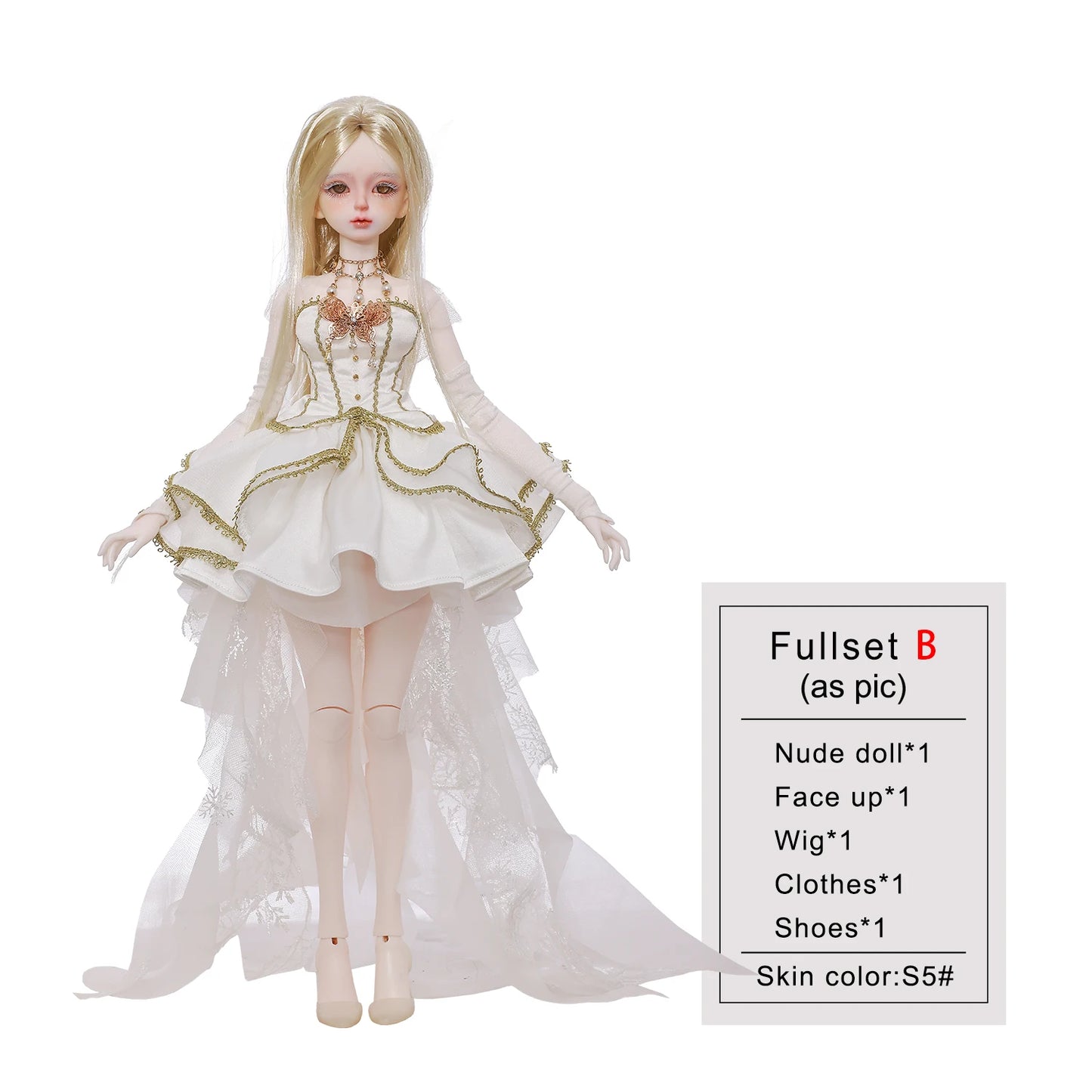 Shugafairy QY A/B 1/4 Celestial Oracle BJD Dolls Removable Magnetic Wings & Ears - Divine Envoy Full Set