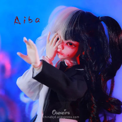 Aiba 1/4 BJD Doll Shuga Fairy Fullset Resin Material Dolls Black White Stitching Suit Style Dolls Surprise Gift for Girls