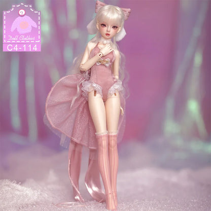 BJD Clothes LDS Cai E Chest Body Use 1/4 BJD Accessories Light And Silky Texture Clothes Hand Made Doll Outfit
