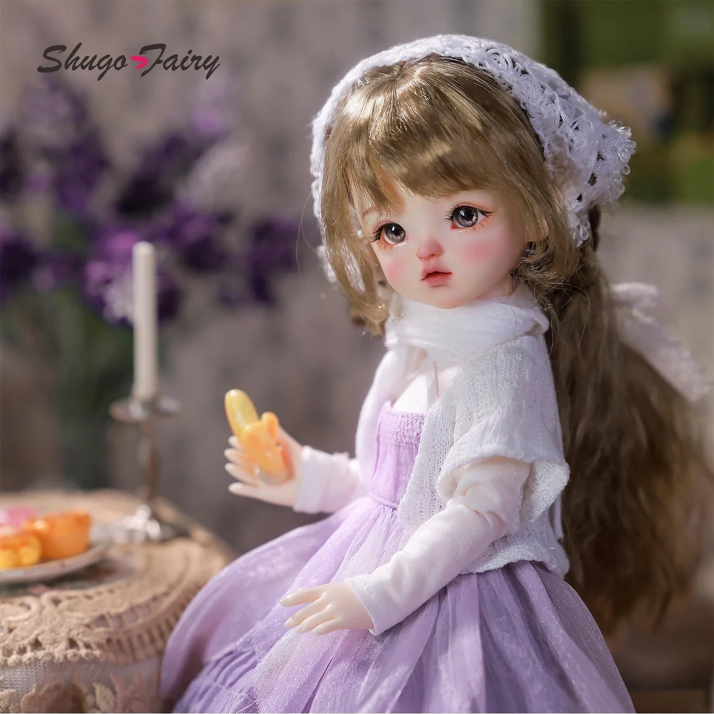 Damita G 1/6 Bjd Doll Sweet Young Girl The Forest Estate Toys Purple Baker High Quality ShugaFairy Full Set