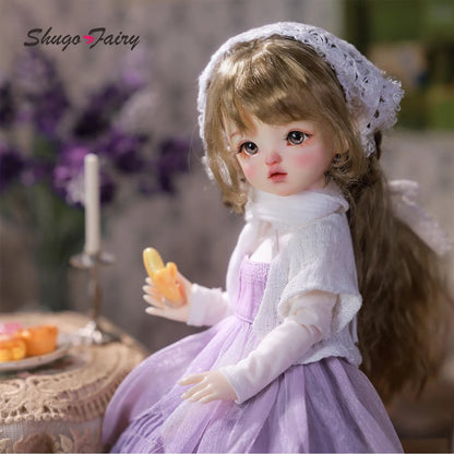 Damita G 1/6 Bjd Doll Sweet Young Girl The Forest Estate Toys Purple Baker High Quality ShugaFairy Full Set