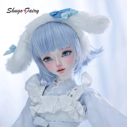ShugaFairy Sano Original Bjd Doll 1/4 Head Bariy New Kimono Style Anime Girl Joint Toys Fullset