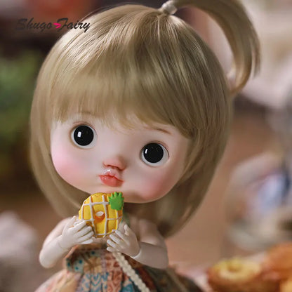 ShugaFairy Zhuzhubao 1/6 Bjd Doll Big Head Baby Pout Face Cute Girl Double Eyelids High Quality Ball Jointed Dolls