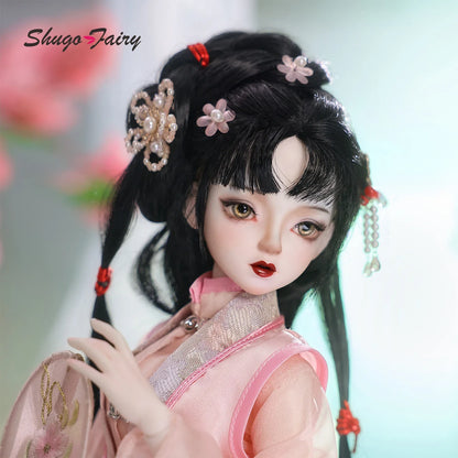 Libra C Bjd Doll 1/4 Full Set Ming Hanfu Ancient Style Resin High Quality Ball Jointed Doll Shugafairy