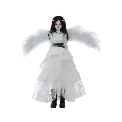 BJD Doll 1/4 Punk Rock Angel Gothic Doll Resin BJD Figures Shugafairy Celia L Full Set Collectible Doll Articulated Dolls