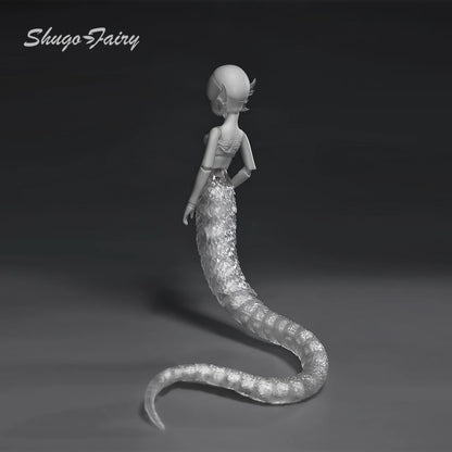 Anime Monster Girl BJD 1/6 - Virelai A Half-monster Long Scaly Tail & Scales | Shugafairy Dolls Full Set