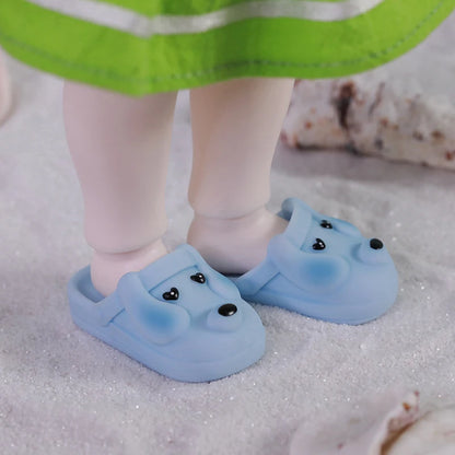 BJD Shoes 1/6 Bady about 4.4cm Pink Sky Bluebright Yellow Fresh Green Optional Doll Accessories