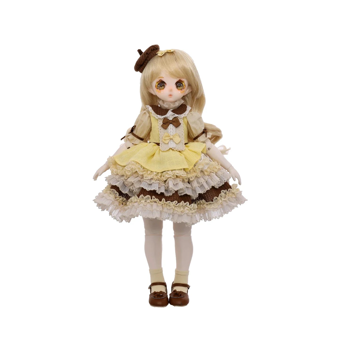 Shugafairy Original 1/4 BJD Makoto B Sweet Pudding Theme Hand-Painted Dessert Makeup & Jointed Body Full Set Resin Art Doll
