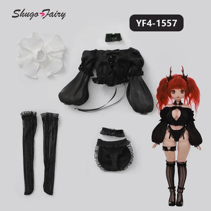 Shugafairy Bjd Clothes Suitable for 1/4 Bjd Doll JOAN Body Sweet Fashion Style  Ball Jointed Doll Accessories
