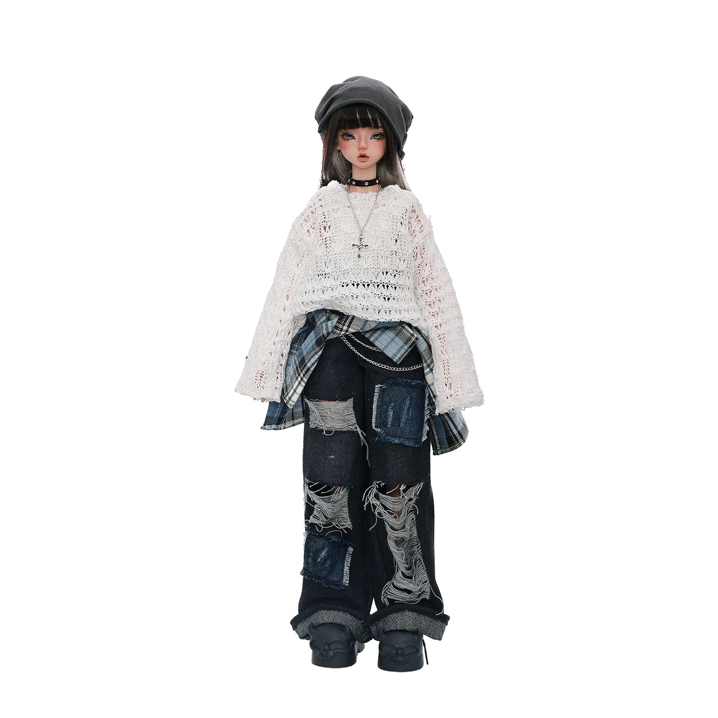 Lena F Bjd Doll 1/4 Bariy Body Lazy Pure Modern Street Daily Outfit Toys Korean Cool Music Producer Resin Shugafairy Full Set