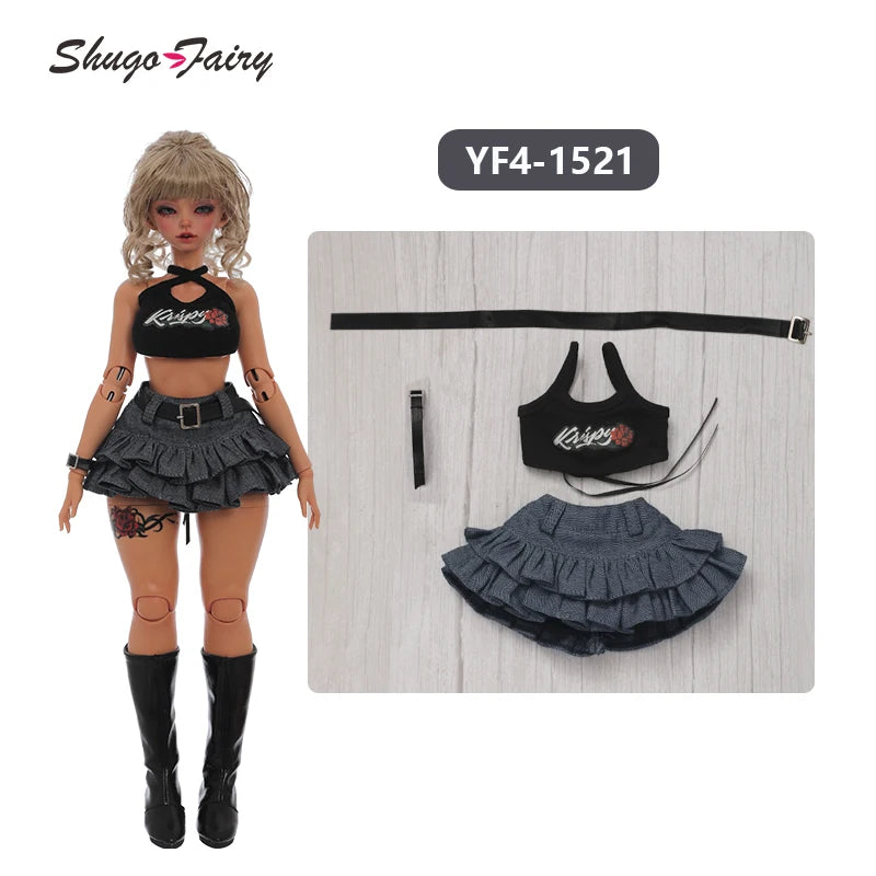 Shugafairy Bjd Clothes Suitable for 1/4 Bjd Doll JOAN Body Sweet Fashion Style  Ball Jointed Doll Accessories