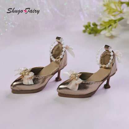 Shuga Fairy Bjd Shoes 1/4 Mini Toy High-heeled Shoes Multicolor Colors WX4-373 Bjd Doll Accessories