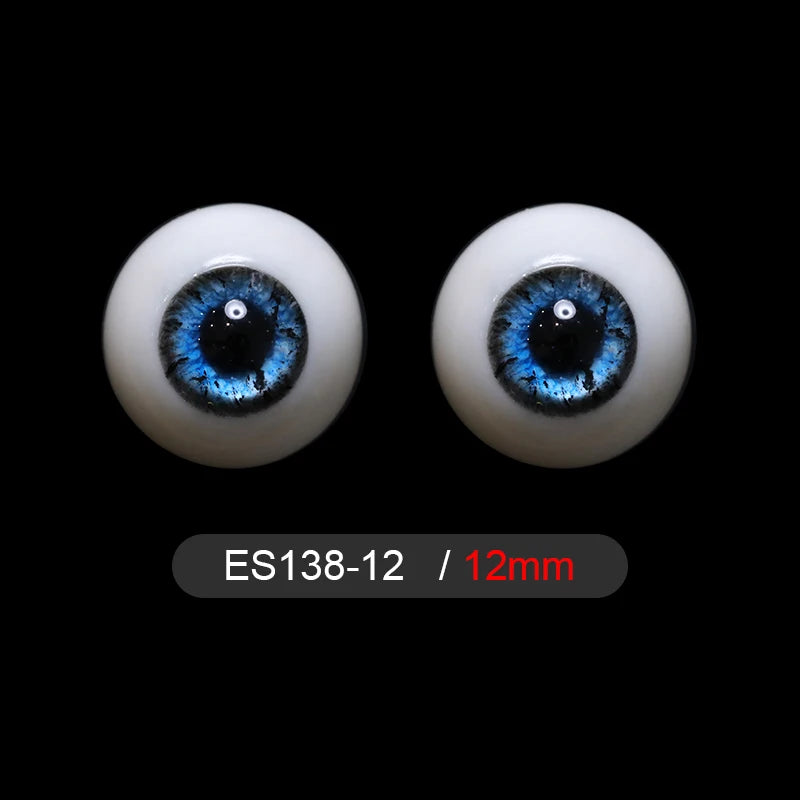 BJD Eyes Resin Eyeball ES133 ES140 12mm Handscraft Colourful Doll Accessories 1/3 1/4 1/6 for Fairyland Minifee Iplehouse
