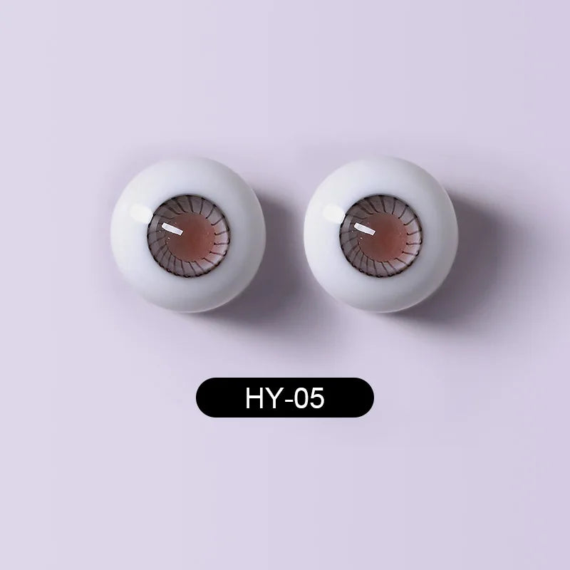 BJD Eyes Glass Eyeball Handscraft Colourful Doll Accessories Size 1/3 1/4 1/6 1/8 yosd SD MSD 12 14mm